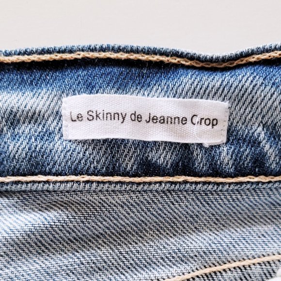 Frame Denim - Le Skinny de Jeanne Crop in Hightail Wash - Size 26 - Picture 7 of 12